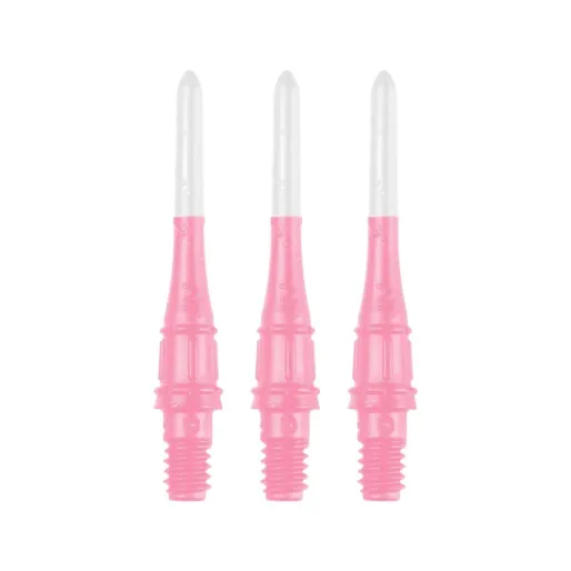 L Style Dwukolorowe końcówki Lip Point Premium - 30 sztuk - jasnoniebieskie białe