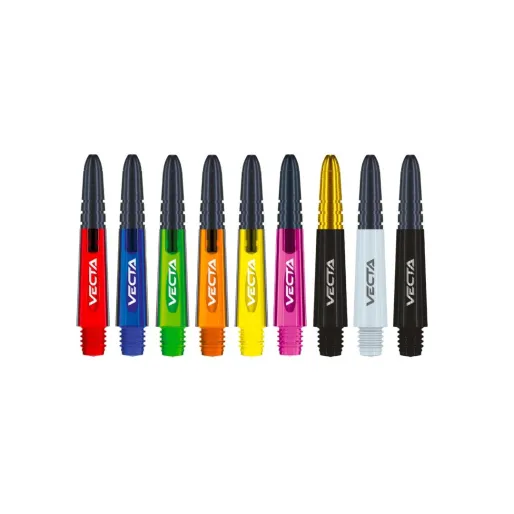 Winmau Uchwyty Vecta - krótkie - czarno-fioletowe