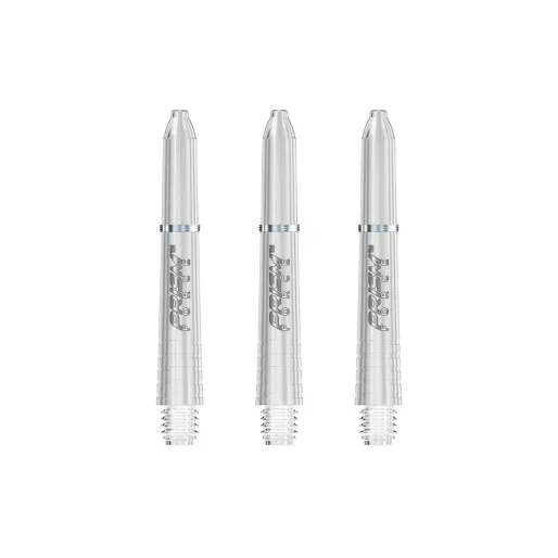 Winmau Uchwyty Prism Force - krótkie - przezroczyste