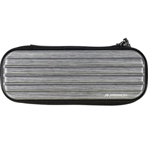 Mission Etui na rzutki ABS-1 - metaliczny srebrny