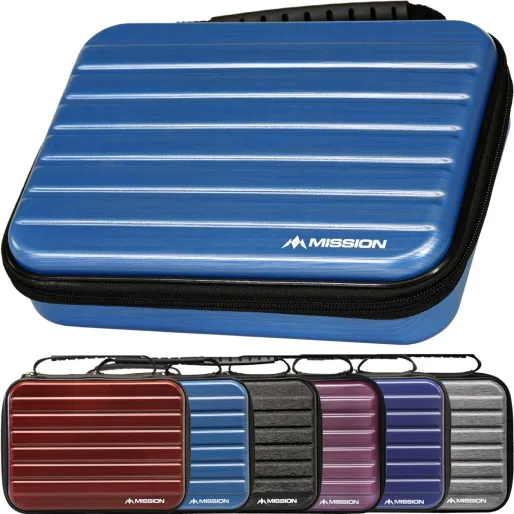 Mission Etui na rzutki ABS-4 - metaliczna czerwień