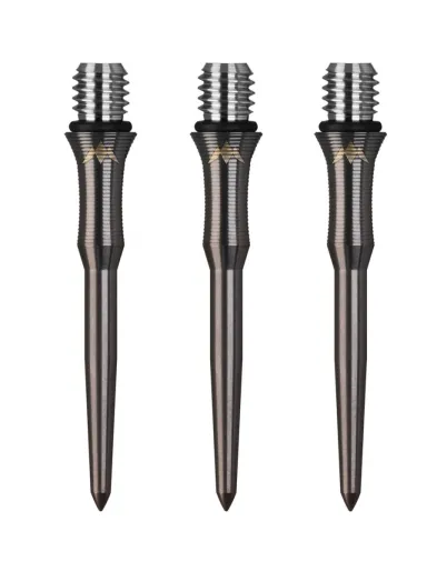Mission Metalowe końcówki - Titan Edge - Shark - Black - 30 mm