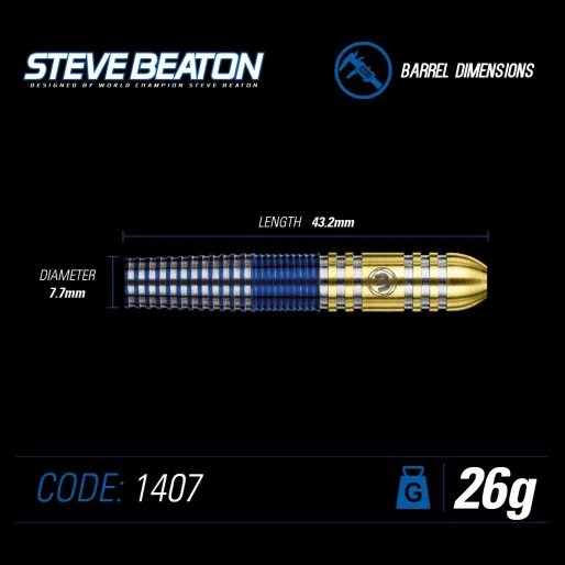 Winmau Stalowe rzutki Steve Beaton - 26g