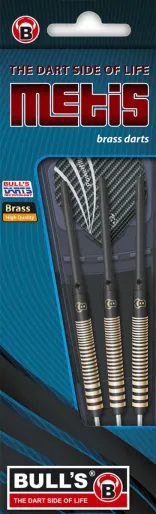 Bull's Stalowe rzutki Metis - czarne - 21 g