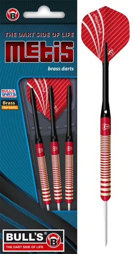 Bull's Stalowe rzutki Metis - czerwone - 23 g
